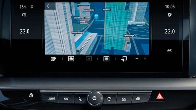 Opel Mokka-e navigation